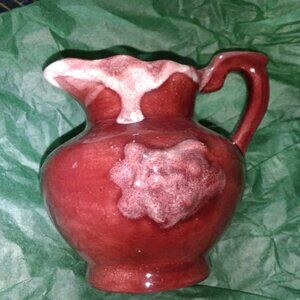 mk. porcelain duo colored creamer and saucer